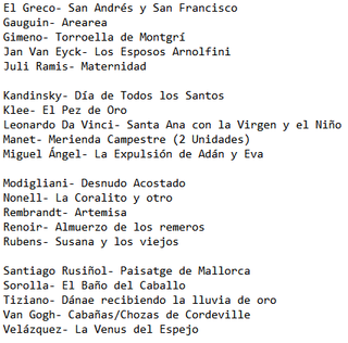 Reproducciones Cuadros Banca March Grup Serra