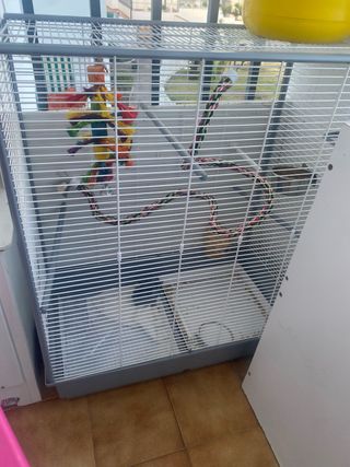 Jaula para pájaros casi nueva
