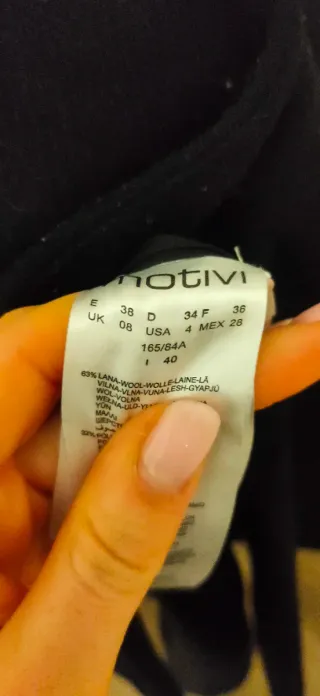 Cappotto Motivi nero