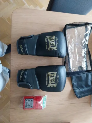 Guantes Boxeo Charlie Negros Talla L/XL