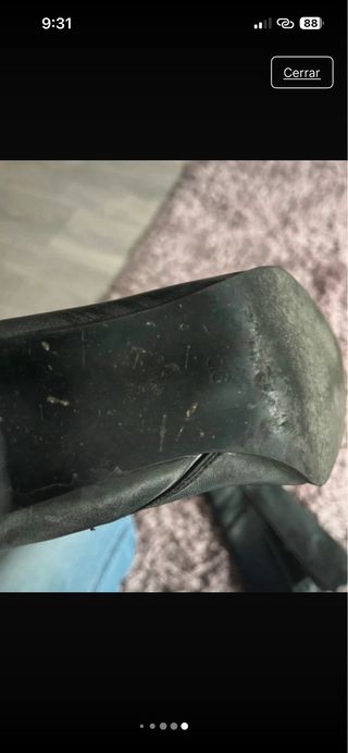 Botas altas negras con tacón