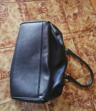 Borsa Borbonese Nera Pelle