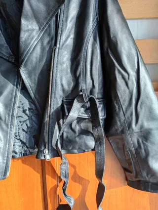 Giacca Vera Pelle Firenze con cintura