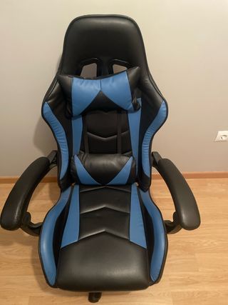 Silla Gaming Negra y Azul
