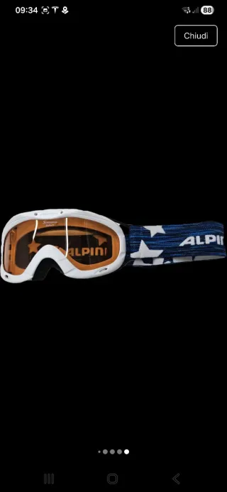 Casco e mascherina sci bambino Alpina