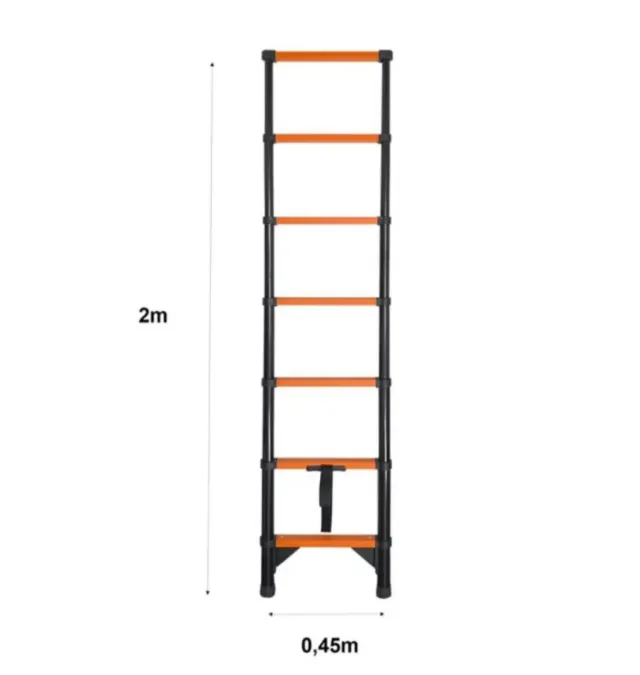 Escalera Telescópica 2m NUEVA