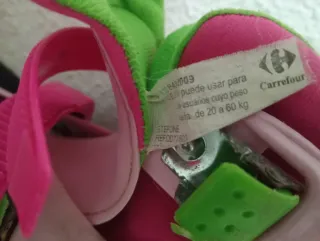 Patines Infantiles Ajustables Rosa y Verde