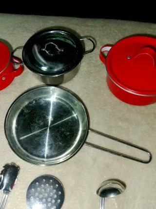 Cacharritos de cocina de juguete