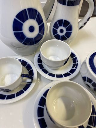 Juego de café Sargadelos Coroa