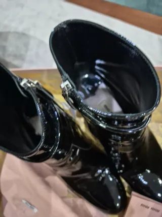 Stivaletti Miu Miu n.39 vernice neri