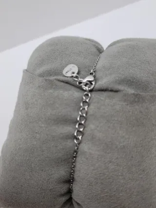 Pulsera gato acero quirúrgico nacar