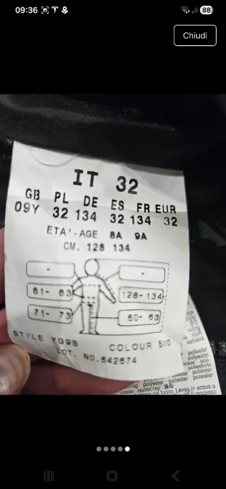 Pantalone da sci bambino con bretelle