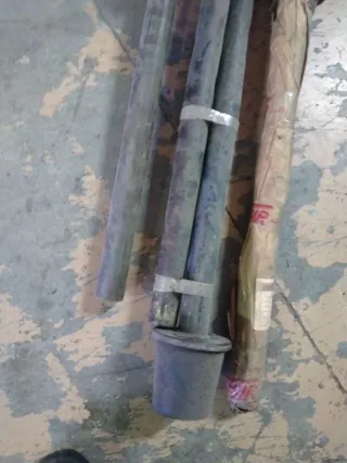 Patas de metal 85cm con goma