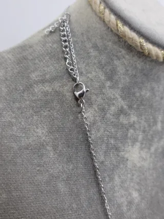 Gargantilla acero quirúrgico con estrella y aro