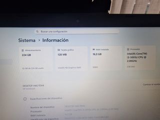 Portátil HP 15-ay045ns 16GB RAM 256GB SSD