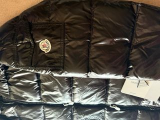 Moncler Maya chaqueta con Capucha Negro