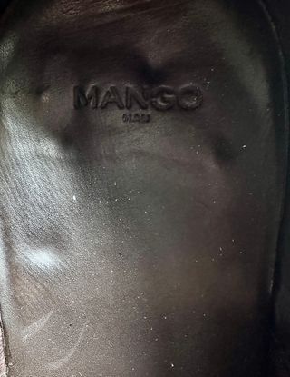 Zapatos Mango Blucher Talla 44 Marrón