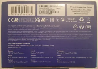 Extensor Wi-Fi TP-Link AC1750 RE450