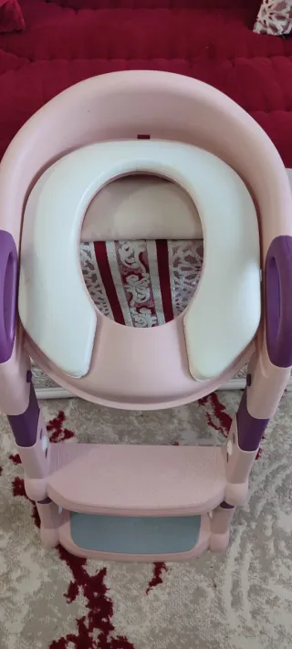 Escalón Plegable Infantil Rosa