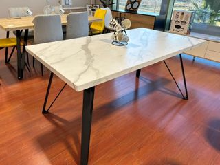 Mesa Comedor Diseño Marmol 160x90cm