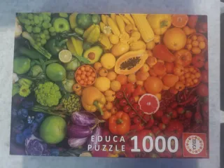 Puzzle Educa 1000 piezas Frutas y Verduras