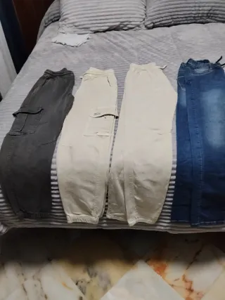 Pantalones cargo y vaqueros niños 10/12