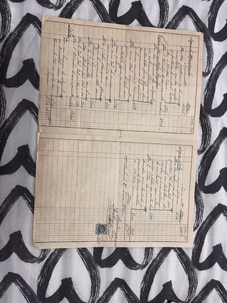 Papel timbrado Muebles de Lujo 1898