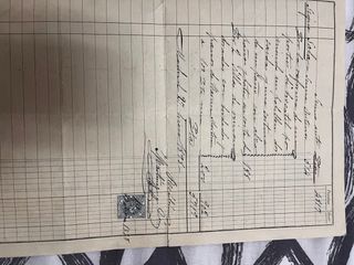 Papel timbrado Muebles de Lujo 1898