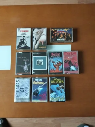Casetes Rock y Metal Variados