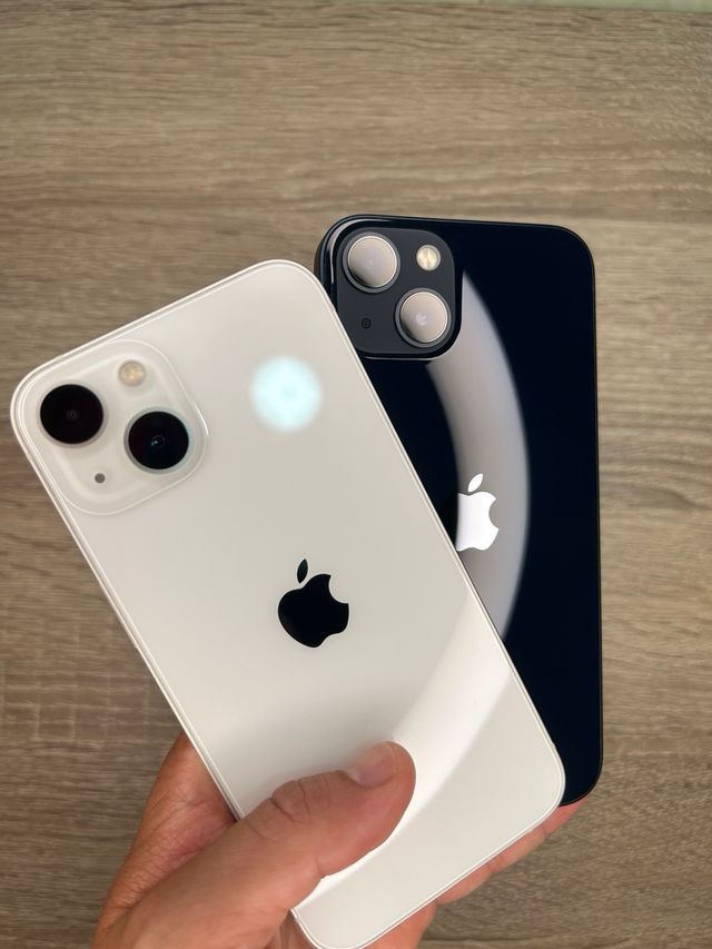 iPhone 13 128GB Negro y Blanco impecables