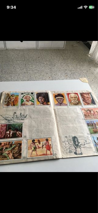 Álbum de cromos Hombres Razas Y Costumbres