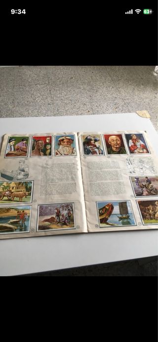 Álbum de cromos Hombres Razas Y Costumbres