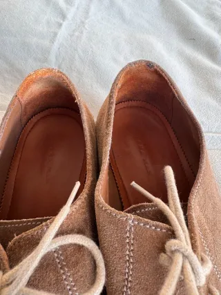 Scarpe Zara uomo pelle scamosciata n.45