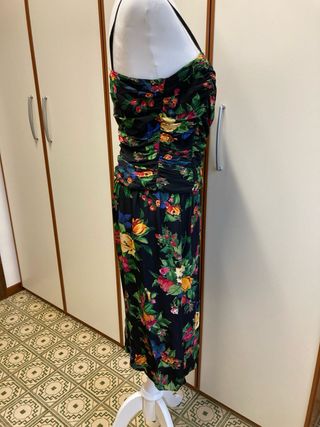 Tubino vintage donna floreale