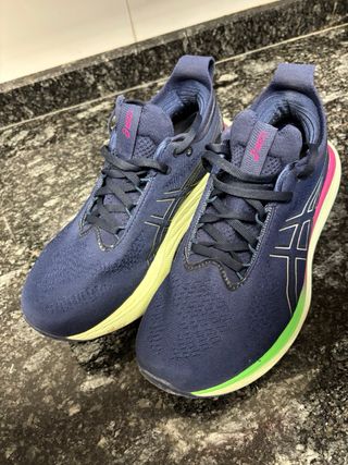 ASICS Gel Nimbus 25 Azul/Rosa