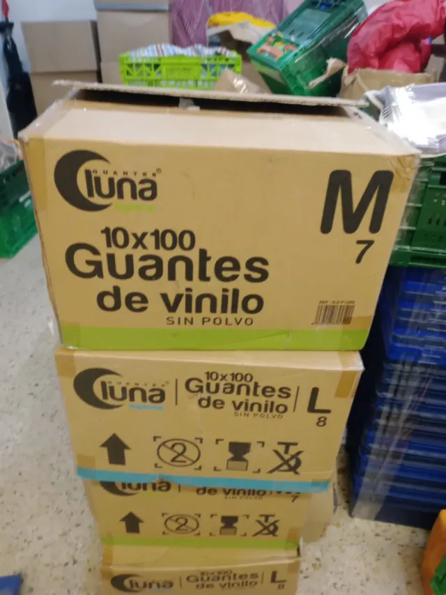 Guantes de vinilo Luna Talla M y L