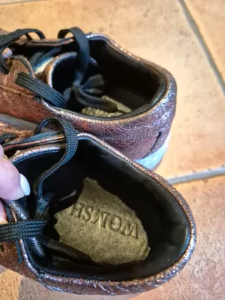 Scarpe Womsh donna vegane color rame