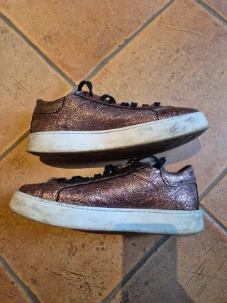 Scarpe Womsh donna vegane color rame