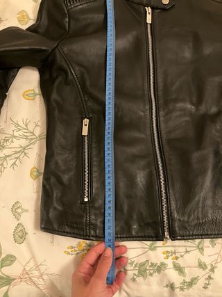 Chaqueta de piel Zara