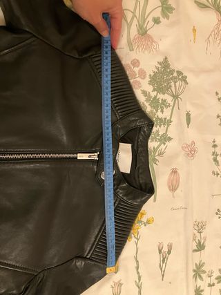 Chaqueta de piel Zara