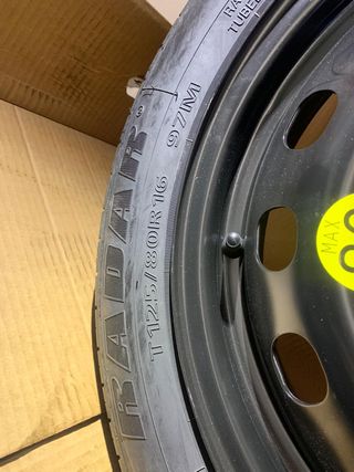 Rueda de repuesto 125/80 R16+ LLANTA 5x110