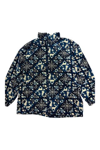 Vintage OKO Fleece Jacket | Nordic Reindeer & Snow