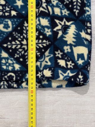 Vintage OKO Fleece Jacket | Nordic Reindeer & Snow