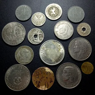 BAY0 0. Lote de 15 monedas. 92 g