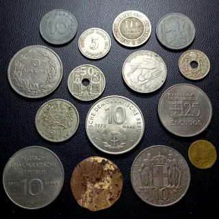 BAY0 0. Lote de 15 monedas. 92 g