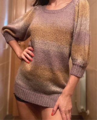 Jersey H&M degradado oro y morado