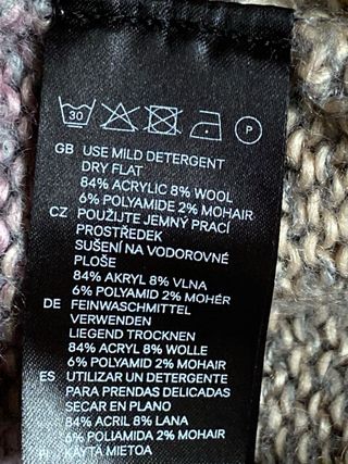 Jersey H&M degradado oro y morado