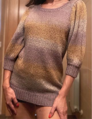 Jersey H&M degradado oro y morado