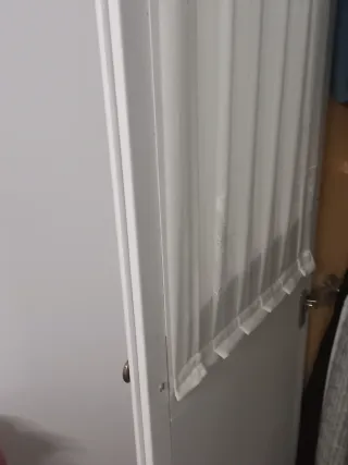 Puertas de armario empotrado blanco lacado