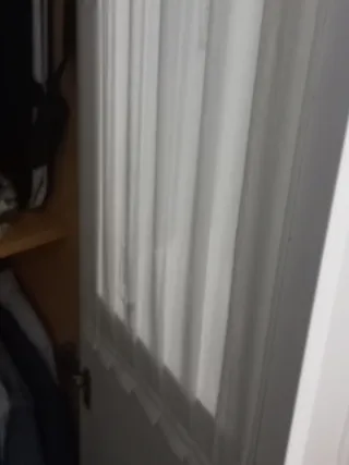 Puertas de armario empotrado blanco lacado